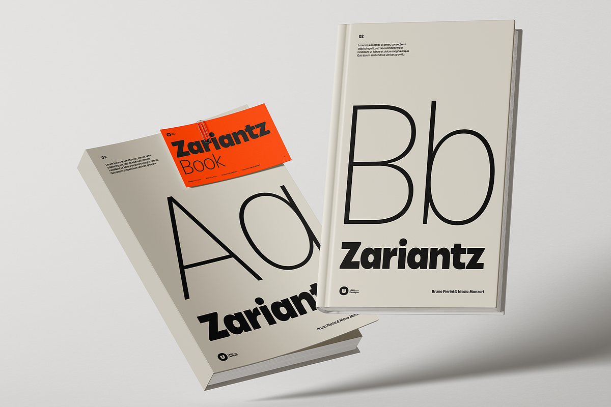 Zariantz Book, a Sans Serif Font by Unio Designs (Photo 17 of 17)