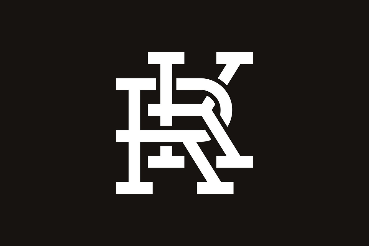 Monogram Letter RK, a Branding & Logo Template by Buqancreative
