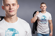 Mens Crew Neck T-shirt Mock-up, a Shirt Mockup by Mint Pixels (Thumbnail 2 of 10)