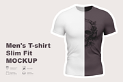 Men's T-shirt Slim Fit mockup., a Shirt Mockup by Irena Matiash shop (Thumbnail 1 of 5)