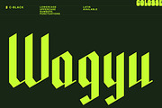 c-black display type, a Blackletter Font by Colosse Foundry (Thumbnail 7 of 8)