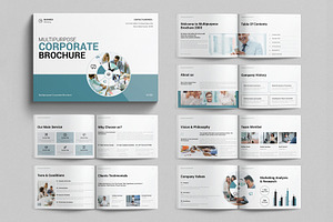 Multipurpose Corporate Landscape, a Brochure Template by E-Type