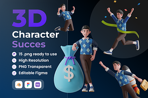 Success 3D Illustration