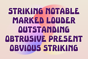 Gaos – Cutting-edge, a Sans Serif Font by TypeFaith Fonts (Thumbnail 7 of 10)
