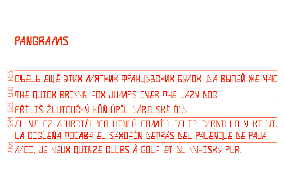 SK Cynic — Industrial Geometric Font, a Font by Shriftovik Type Foundry (Photo 9 of 12)