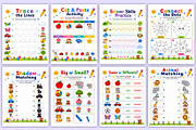 Preschool Activity Workbook | Learn, a Stationery Template by Mustafiz (Thumbnail 4 of 5)