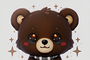 Procreate Cute Chibi Bears Stamps, a Brush Add-On by OneBerryCreations (Thumbnail 4 of 10)