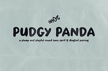 Pudgy Panda — A Sans & Dingbat Duo