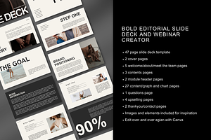 Canva: Bold Editorial Slide Deck