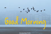 Good Morning | Handwritten Font, a Script Font by Artstudio (Thumbnail 1 of 6)