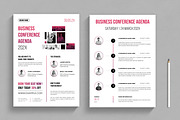 Conference Agenda, a Flyer Template by MightyDesign (Thumbnail 1 of 8)