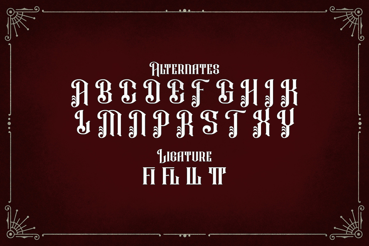 Rafiquell - Victorian Style Font, a Handwritten Font by StringLabs (Photo 14 of 14)