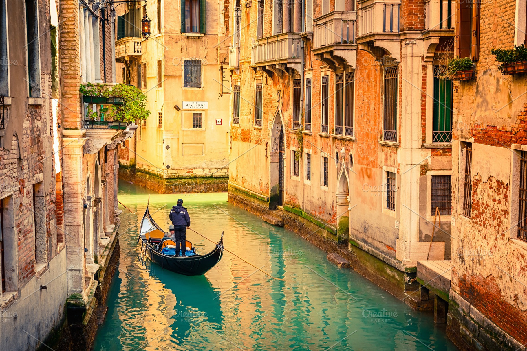 Canal in venice stock photo containing venice and italy, an Architecture Photo by sborisov