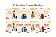 Retro Travel Instagram Carousels, a Social Media Template by Anna Design Studio (Thumbnail 3 of 13)