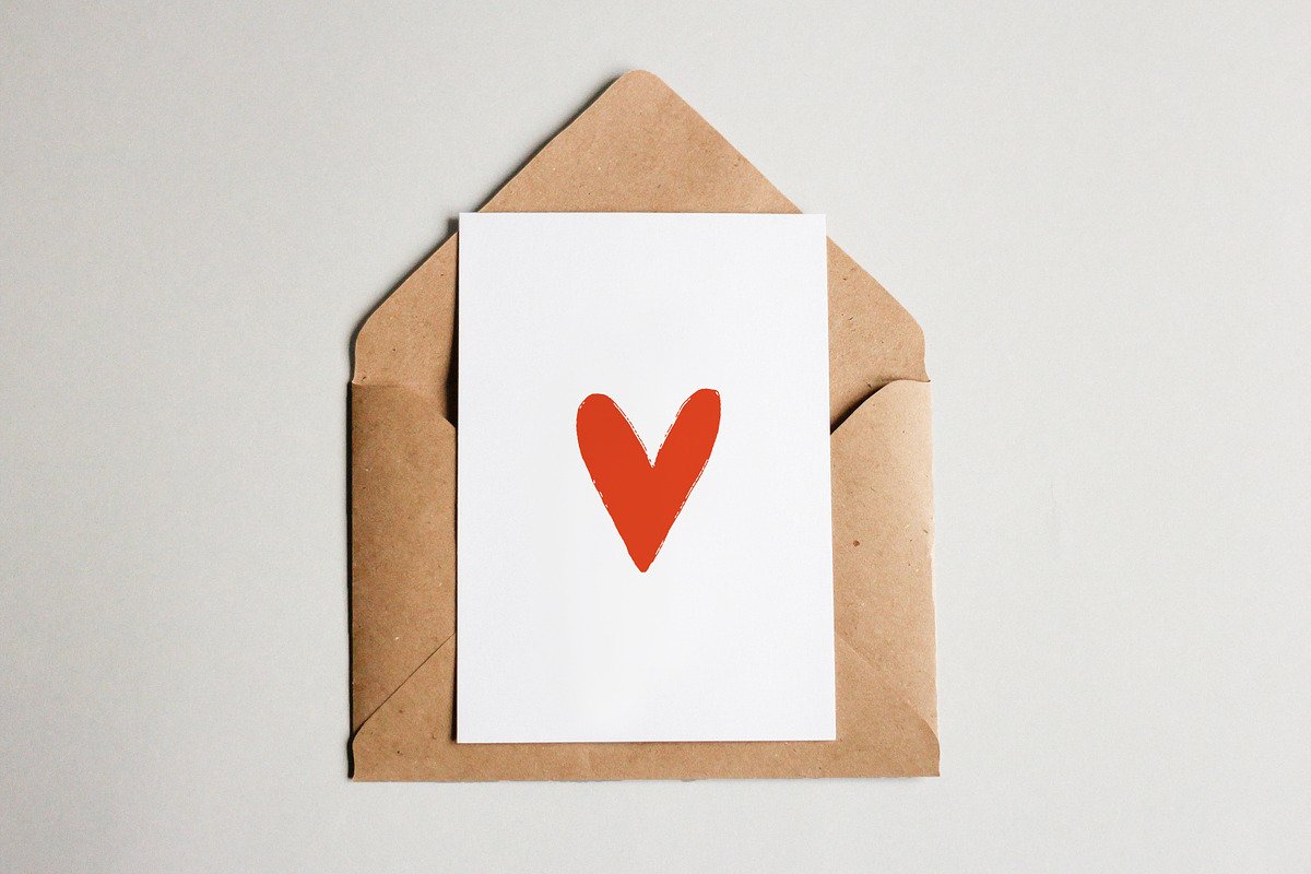 Cute doodle hearts, love symbols set, a Decorative Illustration by Good Studio (Photo 8 of 10)
