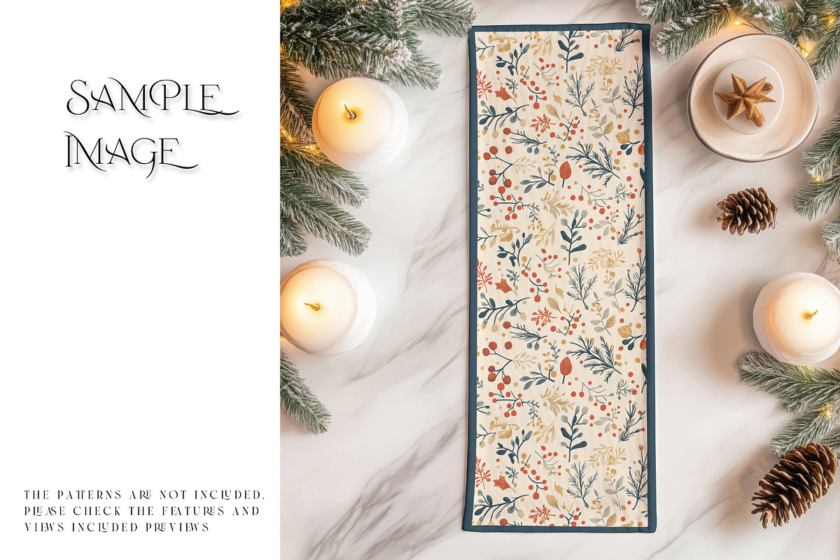 Christmas Table Runner Mockups, a Household Mockup by mock-ups (Photo 14 of 15)