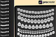 130 Procreate Diamonds Brushes, a Brush Add-On by DrawingStoryShop (Thumbnail 2 of 6)