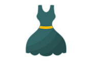Dress Vector Icon, an Icon by Pexelpy (Thumbnail 1 of 2)