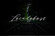 Localghost Typeface, a Script Font by alit design (Thumbnail 1 of 6)