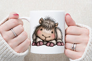 Cute Capybara Nursery Clipart, an Animal Illustration by Sublimation Artist (Thumbnail 5 of 6)