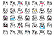Bulldog Emoji Set, an Animal Illustration by Cartoon Shop (Thumbnail 7 of 10)