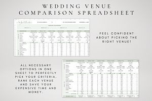 Wedding Venue Comparison Tracker