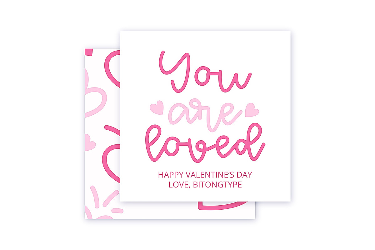 Holly Kissed - Cute script font, a Handwritten Font by BitongType (Photo 7 of 10)