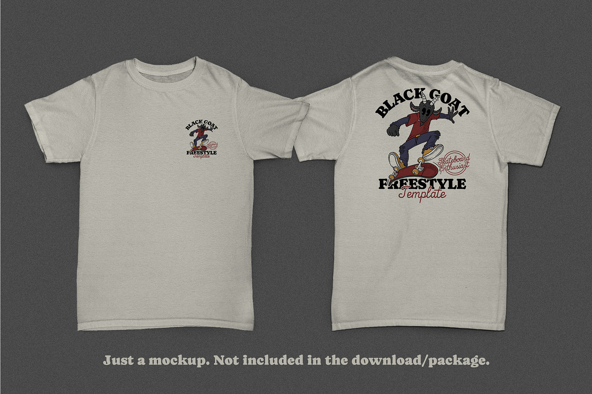 cartoon skateboarding mascot bundle, an Object Graphic by Judsart (Photo 2 of 3)