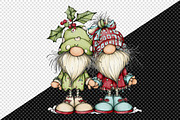 Whimsical Christmas Fluffy Gnome PNG, an Illustration by Creative Art (Thumbnail 9 of 11)