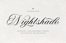 Nightshade – Elegant Calligraphy