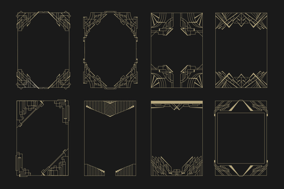 16 Art Deco Borders preview 2