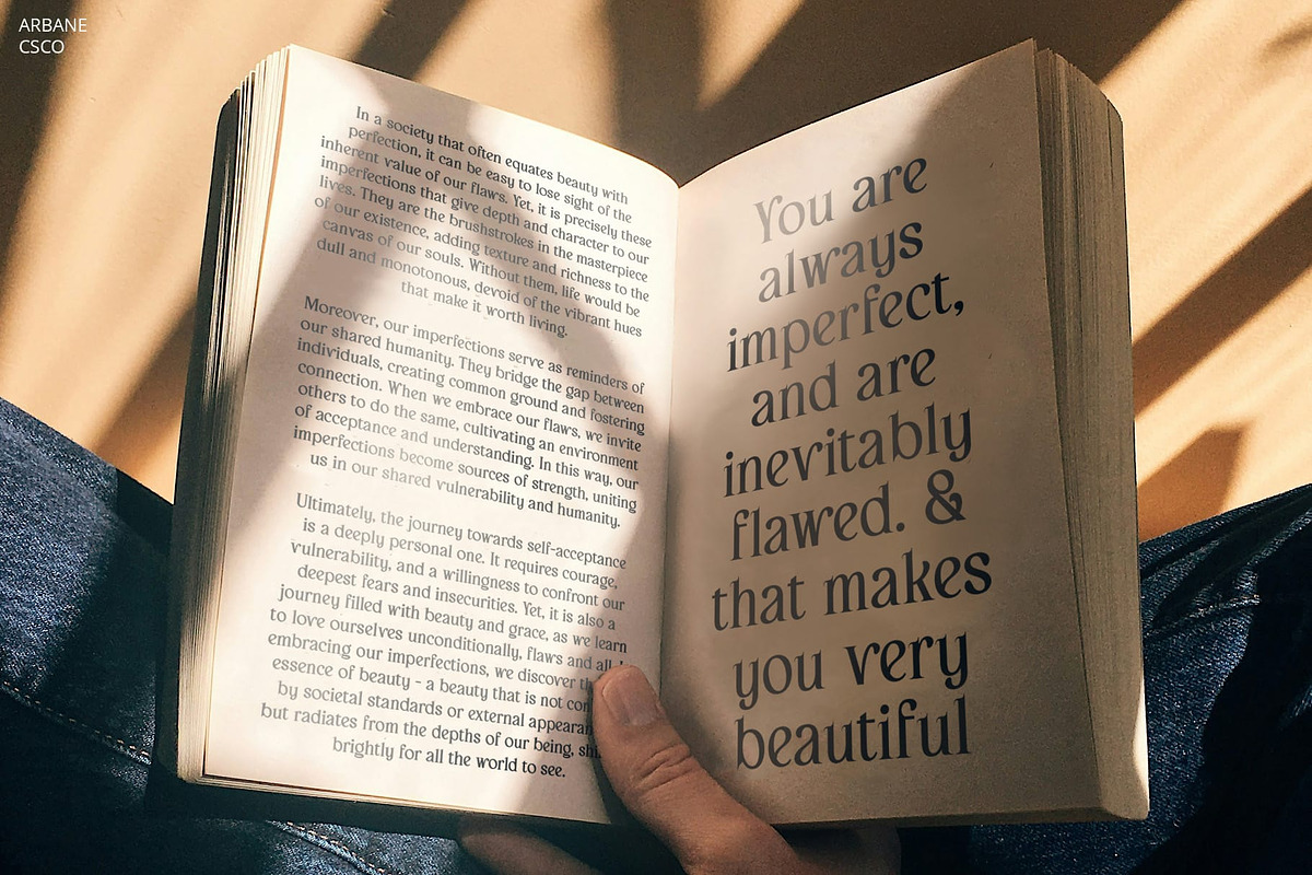 Arbane – Art Nouveau Font, a Serif Font by Craft Supply Co. (Photo 6 of 8)