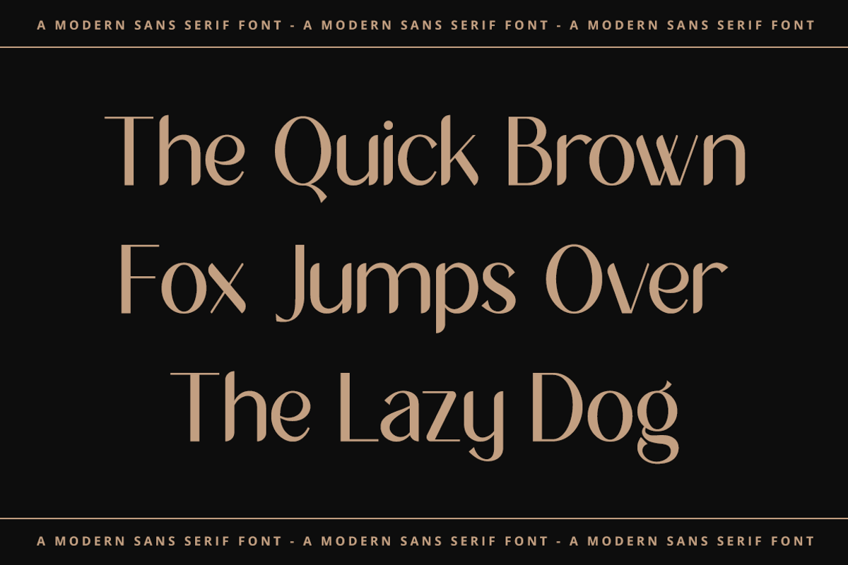 Renstoned - Elegant Sans Serif, a Sans Serif Font by RockboyStd (Photo 7 of 12)