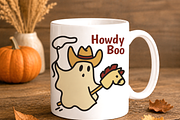 Howdy Boo SVG Cowboy Ghost Rodeo PNG, an Object Graphic by TanchaArt (Thumbnail 5 of 8)