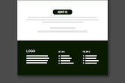 Wireframe Landing Page, a Landing Page Template by MightyDesign (Thumbnail 5 of 8)