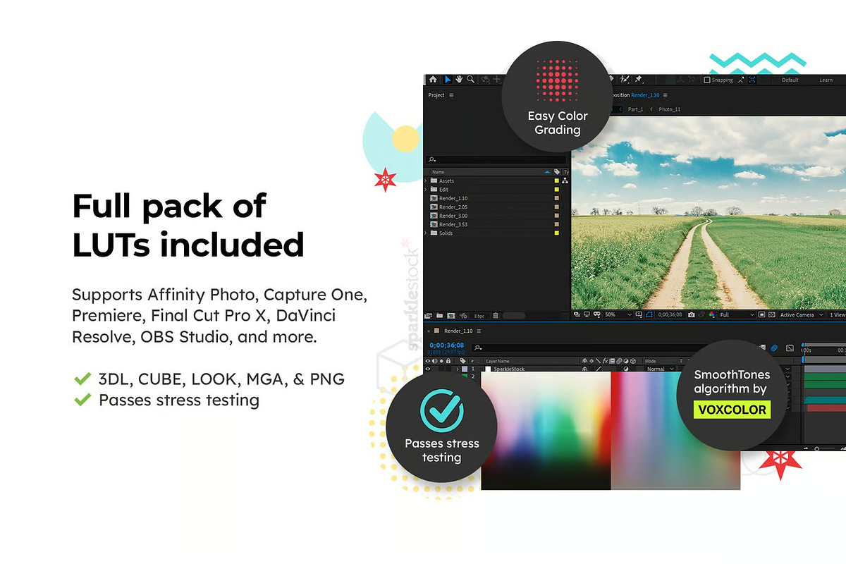 20 Meadow Lightroom Presets and LUTs, a Preset Add-On by Hubzway (Photo 10 of 10)