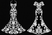 Fashion Dress Silhouette Bundle, an Illustration by BIPLOB EXPERT (Thumbnail 19 of 21)