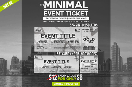 Minimal Event Ticket