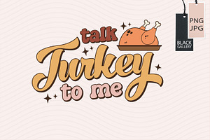 Retro Thanksgiving PNG Bundle