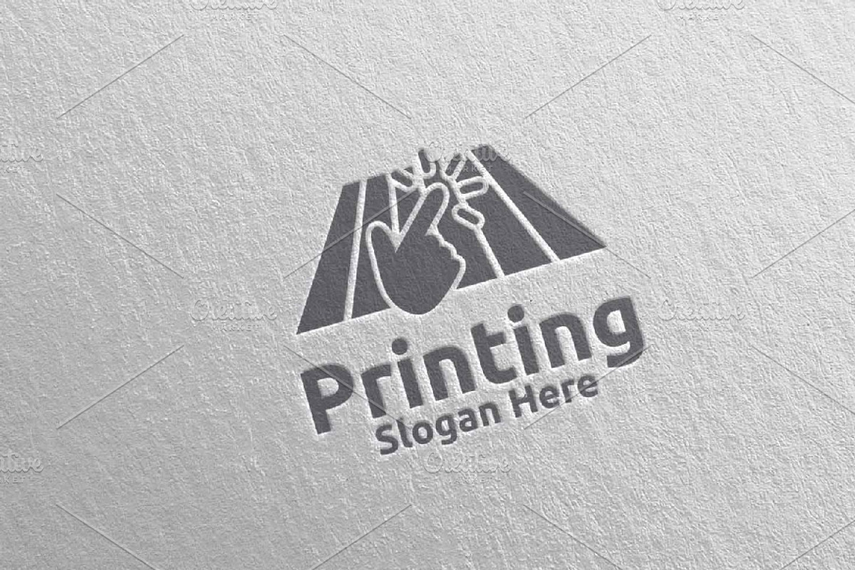 Click Printing Company Logo 20, a Branding & Logo Template by denayunebgt