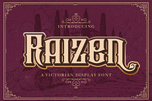Raizen - Victorian Style Font