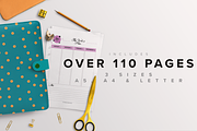 2017 Weekly Planner Kit -3 Sizes, a Stationery Template by Nerdy Girl Creative (Thumbnail 2 of 3)
