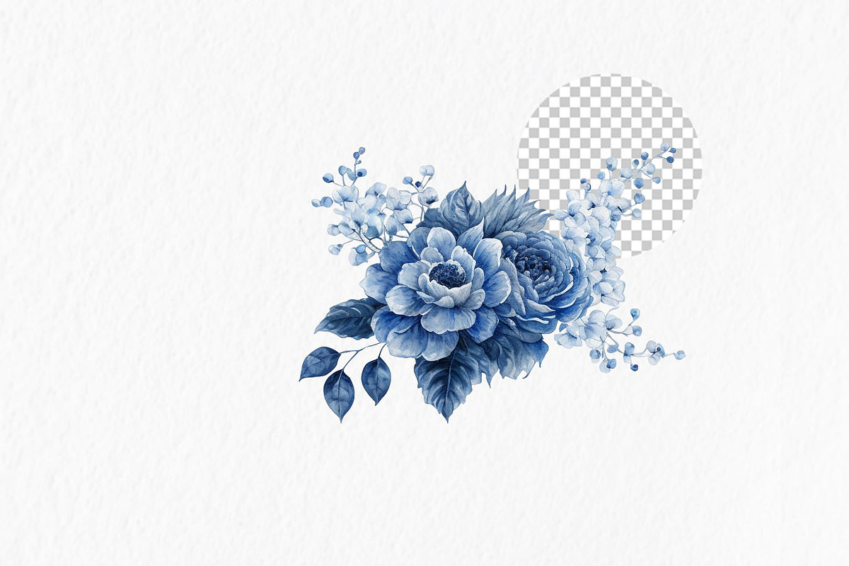 Blue and white porcelain Watercolor, an Object Graphic by MyLittleMeow (Photo 6 of 6)