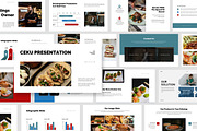 Ceku : Food Business Powerpoint, a Presentation Template by Punkl Camp (Thumbnail 1 of 9)