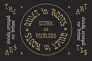 SFC SORTVANE, a Blackletter Font by Skilline Supply Co. (Thumbnail 6 of 8)