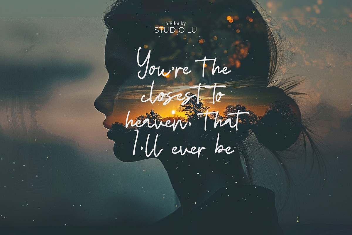 Aesthetic Signature - Script Font, a Script Font by Kincrev Studio (Photo 7 of 7)