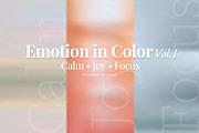 Emotion in Color: Calm, Joy, Focus, a Background Graphic by studio MoShie (Thumbnail 1 of 6)