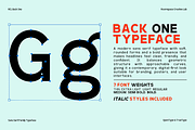 BackOne – A Bold Modern Sans Font, a Sans Serif Font by roomspace creative lab (Thumbnail 8 of 15)