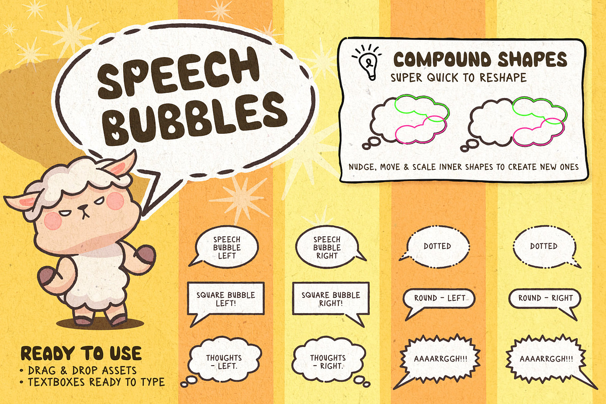Cute Comic Creator for Affinity, a Brushes & More by Green Room Media (Photo 5 of 25)