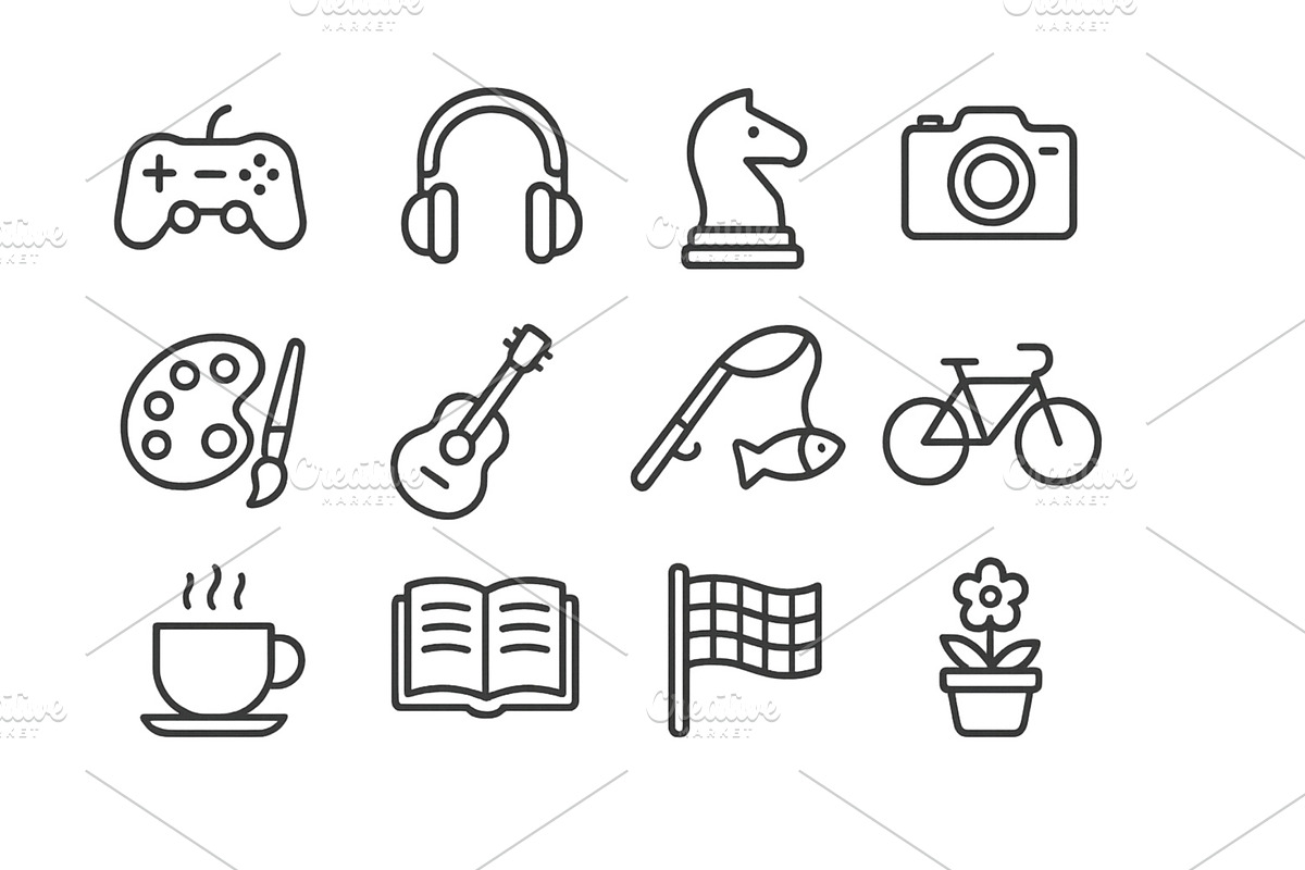Variety of recreational activities, a Technology Illustration by ZinetroN